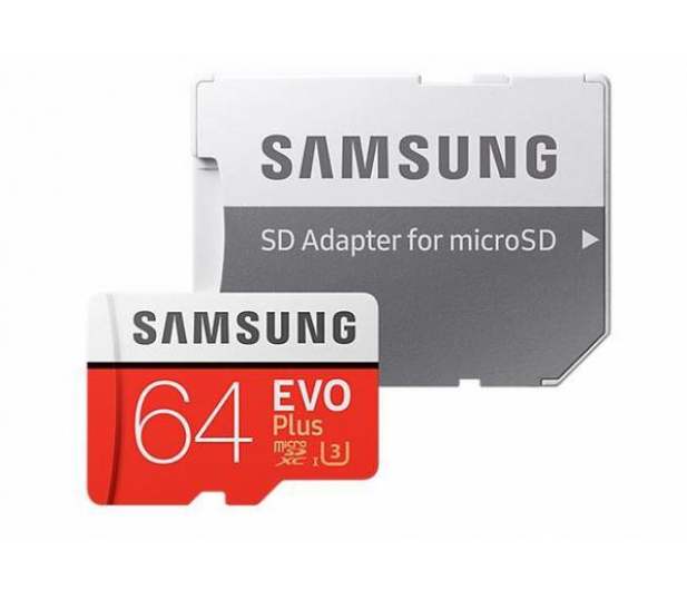 Samsung 64GB microSDXC Evo Plus zapis60MB/s odczyt100MB/s - 360784 - zdjęcie 3